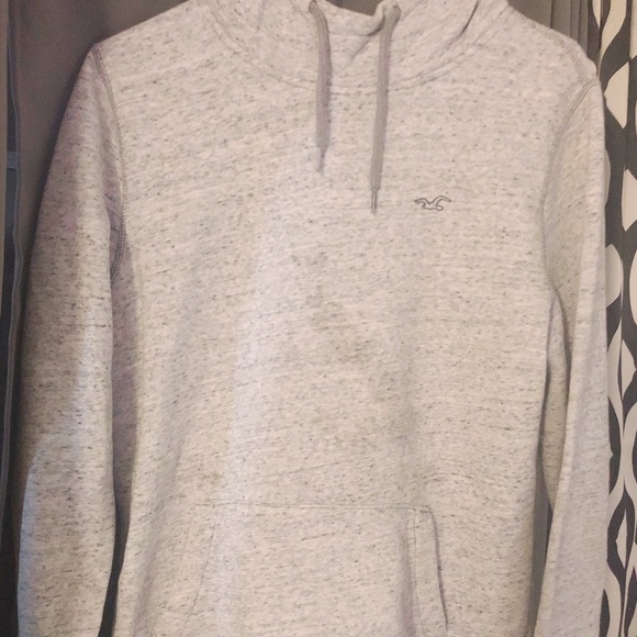 Athletic Gray Hollister Hoodie - Picture 2 of 2